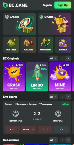 Descubra o Mundo do Entretenimento no BCGame Casino 2