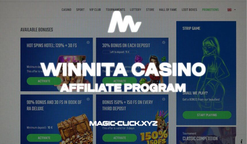 Scopri il divertimento con il gioco winita slot